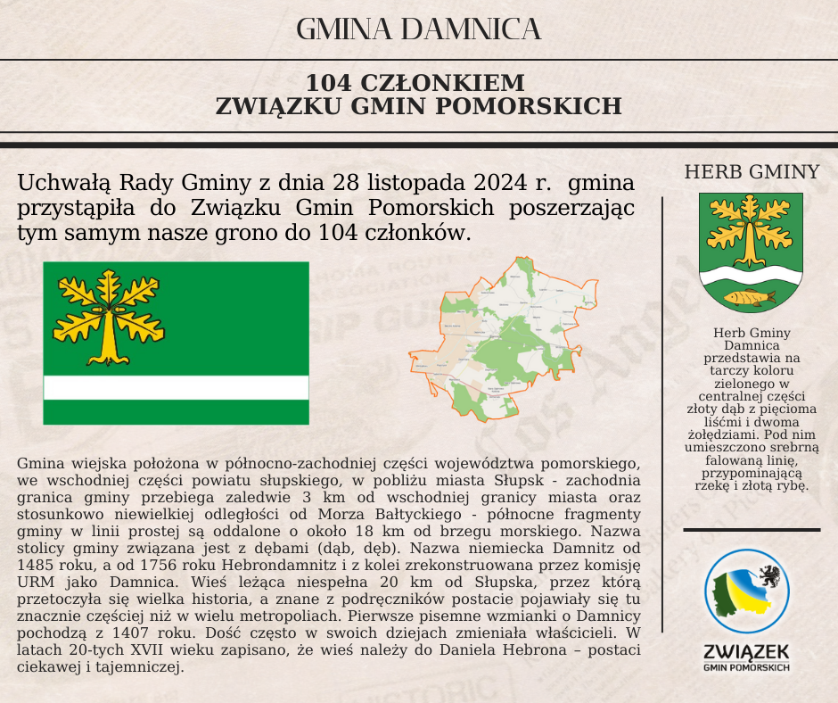 DAMNICA - 104 gmina członkowska ZGP