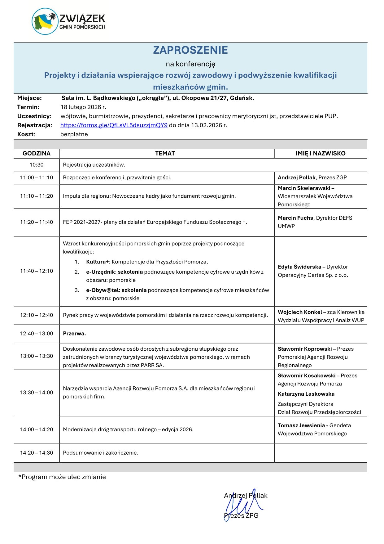 Zaproszenie na konferencję